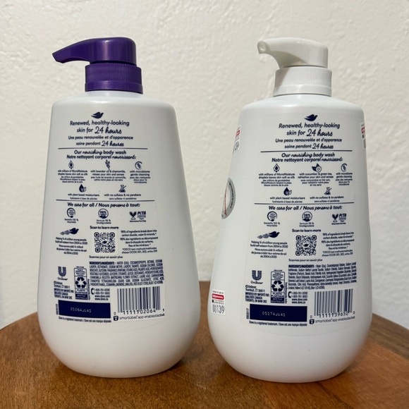 2 Pack - Dove Beauty Refreshing & Relaxing Body Wash Pump - 30.6 fl oz - Picture 3 of 5